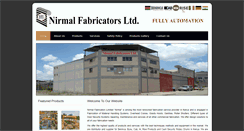 Desktop Screenshot of nirmalfabricatorsltd.com